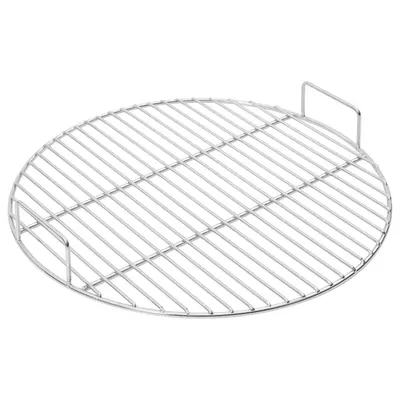 vidaXL Grill de grătar cu mânere, rotund, Ø44,5 cm oțel inoxidabil 304