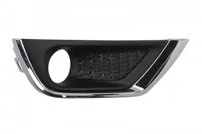 Grila Fata Dreapta (cu orificii lampa ceata, plastic, crom negru) potrivit JEEP COMPASS 03.17- 11.16