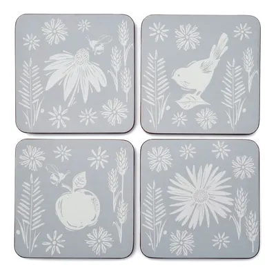Coasters albastru-deschis 4 buc. din plută Homestead – Cooksmart ®