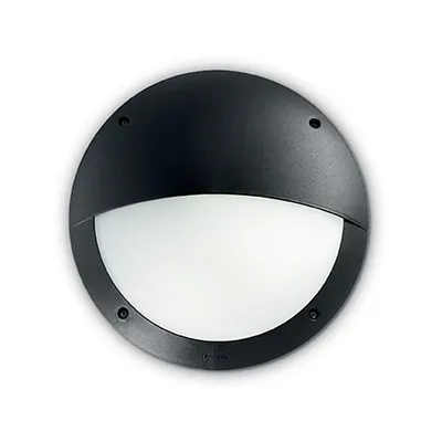 Aplica de exterior Lucia 2, 1 bec, dulie E27, D:300 mm, H:90 mm, Negru