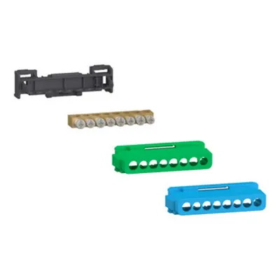 Kit bloc terminal Linergy, 8 borne, 4x16 mm² + 4x10 mm², pentru impamantare sau neutru