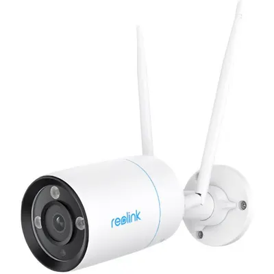 Camera supraveghere wireless WiFi 6 Reolink Full Color W330, 4K, 4.0 mm, IR/lumina alba 30 m, microfon si difuzor, slot card, vizualizare de pe telefo