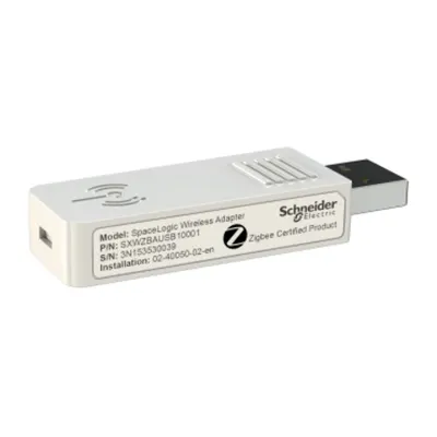 Adaptor wireless Zigbee, SpaceLogic, ZB-A-USB, pentru controlere AS-P, AS-B si RP