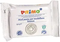 Argilă pentru modelare Primo - Alb, 250 g