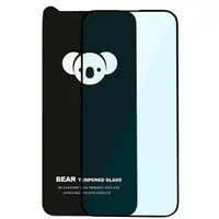 Folie de protectie Ecran Bear HD pentru Apple iPhone 17 Air, Sticla Securizata, Full Glue, Neagra