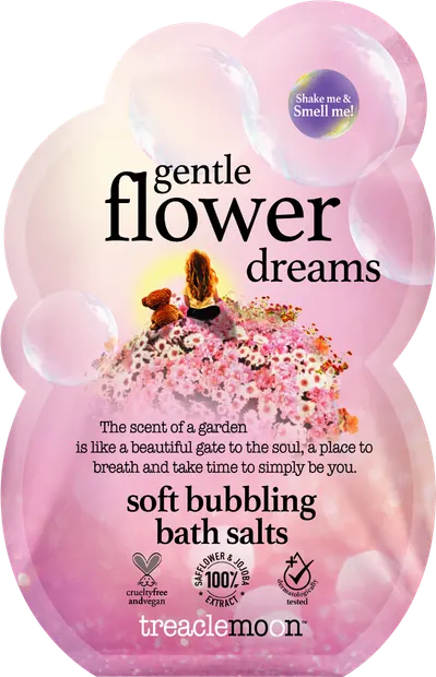 Saruri de baie Gentle Flower Dreams, 80g, Treaclemoon