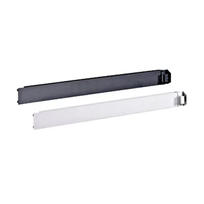 19 blank panel SnapIn 1U ABS RAL7035 lightgrey PU10