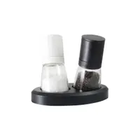 Set râșniță pentru sare și piper Vialli Design Black&White