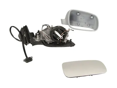 Oglinda dreapta potrivit SKODA SUPERB 2001-2006 - electrica incalzita, grunduita