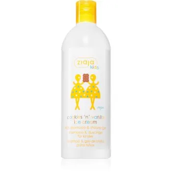 Ziaja Kids Cookies 'n' Vanilla Ice Cream sampon si gel de baie 2 in 1 pentru copii