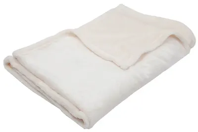 Pătură pentru bebeluși Babycalin - 75 х 100 cm, ecru