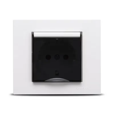 Priza Schuko Protectie Copii ST Alb, 400-010300-243