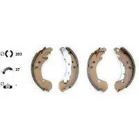 Set saboti frana TEXTAR 91062600