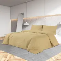 Gossi set cu husa de pilota, gri taupe, 135x200 cm, bumbac