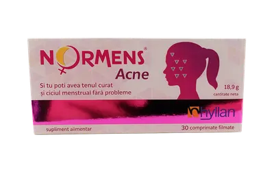 Normens Acne, 30 comprimate, Hyllan Pharma