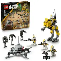 LEGO® Star Wars ™ - Pachet de lupta Soldati clona din unitatea stelara 327 75431, 258 piese