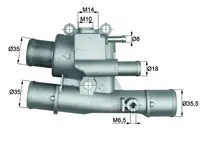 Termostat lichid racire (88 C, in carcasa) potrivit FIAT BRAVA, BRAVO I, MAREA, PALIO, SIENA; LANCIA DELTA II 1.6 1.6CNG 10.95-12.12