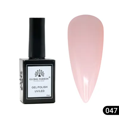 Oja semipermanentă Global Fashion, Gel polish Elite Glow 15 ml, 47 Engros