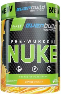 Elite Pre-workout Nuke, portocală, 180 g, Everbuild