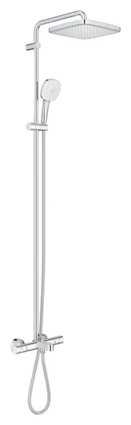 Sistem de dus Grohe Tempesta Cube 250, aparent, pipa cada, termostat, 250 mm, 1 functie, crom, 26691001