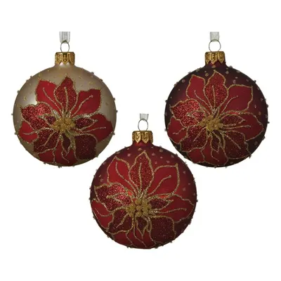 Glob - Glass Matt Poinsettia - mai multe culori