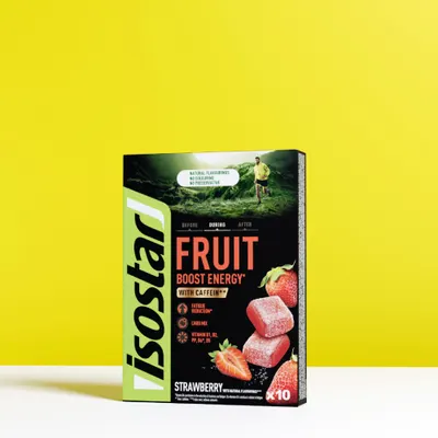 Pastă de fructe ENERGY FRUIT BOOST Căpşuni 10x10 g
