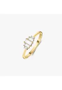 Inel din aur galben Mira – Diamante