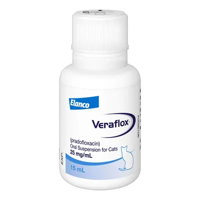 Veraflox pisica 25mg/ml, suspensie orala 15ml