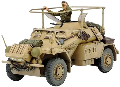 Model de asamblare TAMIYA Militar: Mașini - Mașină blindată germană Sd.Kfz.223 (TAM35268)