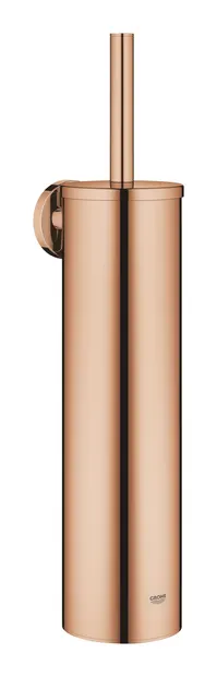 Perie WC Grohe Essentials, pe perete, metal/plastic, lucios, cupru, 40696DA0