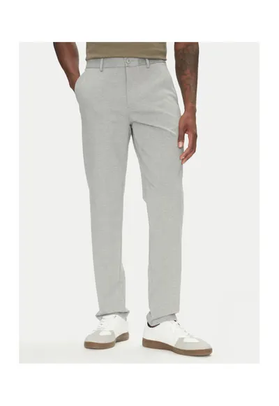 Pantaloni chino barbati 30-006052 - Poliester/Viscoza - Gri - Gri