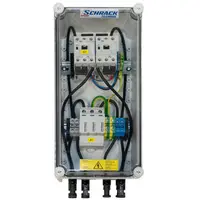 Cofret cu descarcator pentru instalatii fotovoltaice ( pentru 1 invertor ) PV-CombiBox C Prot.+Fire 1Mpp Tracker1000Vdc Schrack PVPF1501--