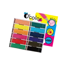 Set scolar 288 creioane colorate triunghiulare mina 2.7 mm