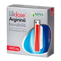 Arginina Buvabila 5000 mg Lilidose, Adya Green Pharma | 10 monodoze x 25 ml