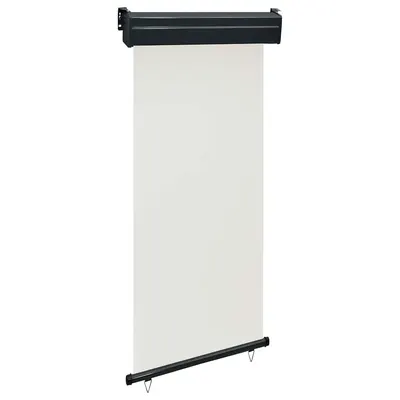 vidaXL Copertină laterală de balcon, crem, 100 x 250 cm