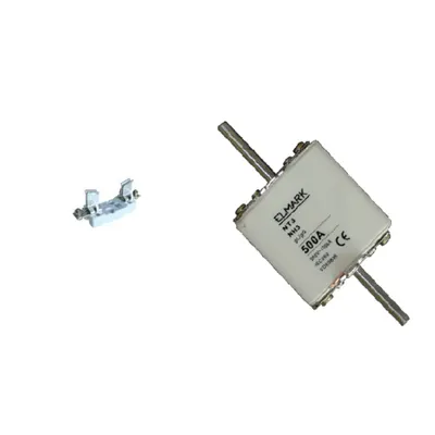 Pachet Protectie Ultra-Maxima: Soclu Plastic SIST NT 3 (500-630A) + Siguranta Fuzibila NT 3 630A