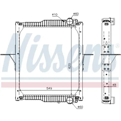 Radiator, racire motor NISSENS 63783