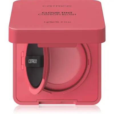 Catrice Cloud Tint Cushion Blush machiaj burete culoare C030 Head in the Cloud 4 g