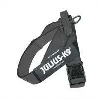 Ham ajustabil, negru, cu elemente reflectorizante, circumferința piept 82-115 cm, pentru câini cu greutate de 40-70 kg
