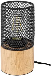 Lampa de masă Rabalux - Callum 74040, E27, 1 x 25 W, maro-negru