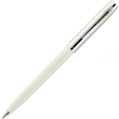 Pix Fisher Space Pen Cap-O-Matic - 775 Chrome, alb și argintiu