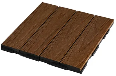 Placă decking Inter Ceramic - SS05TEAK, 30 x 30 cm, culoare Teak