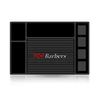 Covor magnetic - Pop Barbers -pentru ustensile si masini de tuns - Negru