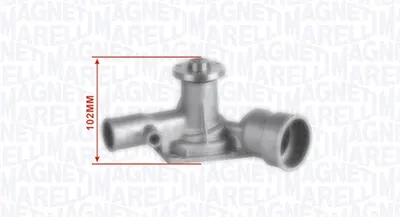 Pompa Apa Potrivit Opel Corsa A, Corsa a Tr, Corsa a Hatchback, Kadett C, Kadett C City, Kadett D, Kadett E, Kadett E Kombi 1.0-1.6 08.73-03.93
