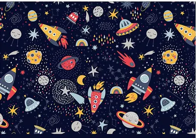 Bloc de desen №4 Rainbow - Space, 10 foi