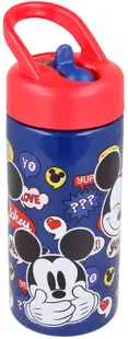 Sticlă cu pai Stor Mickey - 410 ml