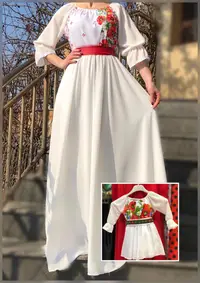 Rochita stilizata cu motive traditionale Martha 3