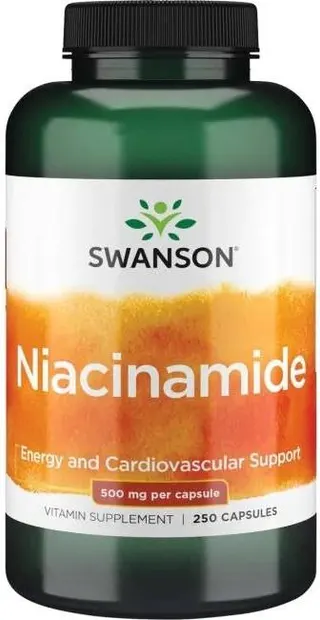 Niacinamide, 500 mg, 250 capsule, Swanson