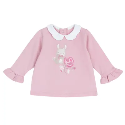 Bluza copii Chicco, roz prafuit, 01901-65MFCO