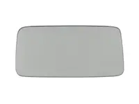 Sticla oglinda exterioara Stanga potrivit VW POLO, POLO CLASSIC, POLO II, POLO/HATCHBACK 1981-1994 pana in 1994 - (plat)